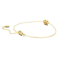 Octagon bracelet, Lab-grown diamonds 0.5 ct tw, Octagon shape, 14K yellow gold by SWAROVSKI