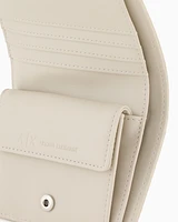 Armani Exchange - Small wallet with ASV logo, Woman, Beige, Size: TU