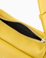 Armani Exchange - Large shoulder bag with side pockets, Woman, Yellow, Size: TU