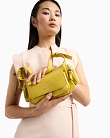 Armani Exchange - Large shoulder bag with side pockets, Woman, Yellow, Size: TU