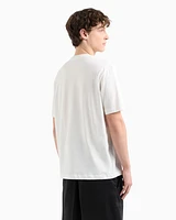 Armani Exchange -  Regular fit T-shirt with logo, Man, White, Size:
