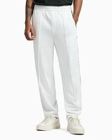 Armani Exchange - Regular fit trousers with contrasting band, Man, White, Size: