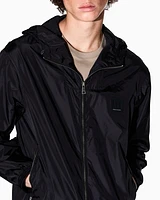 Armani Exchange - Windbreakers, Man, Black, Size: