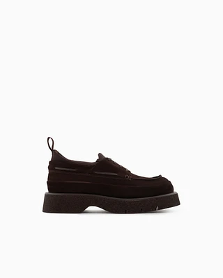 Emporio Armani - Loafers, Man, Brown, Size: