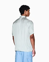 Armani Exchange - Patterned short-sleeved shirt, Man, Green, Size: