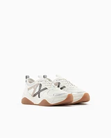 Armani Exchange - Chunky sneakers with logo, Woman, Beige, Size: