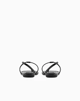 Armani Exchange - Flip flops with strap, Woman, Black, Size: