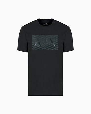 Armani Exchange -  Slim fit jersey T-shirt with logo, Man, Green, Size: S
