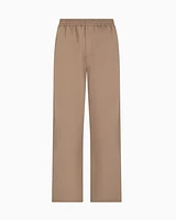 Armani Exchange - Oversized trousers poly fabric, Man, Beige, Size: