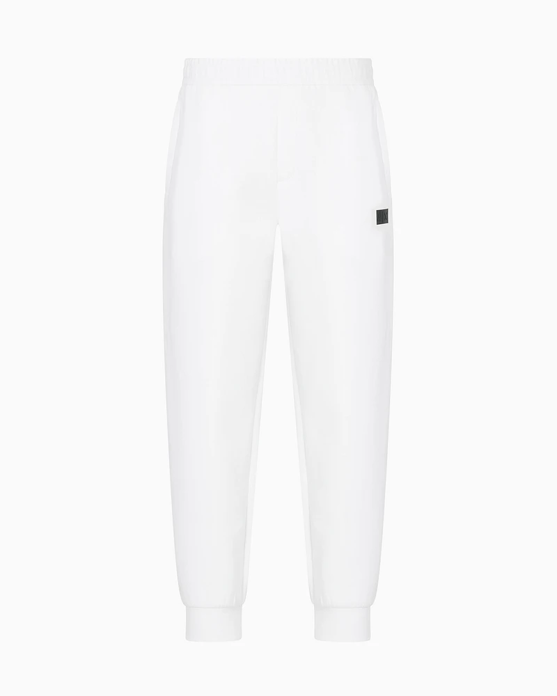 Armani Exchange - Logo Joggers, Man, White, Size: