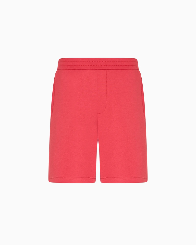 Armani Exchange - Basic Bermuda stretch fabric, Man, Red, Size: