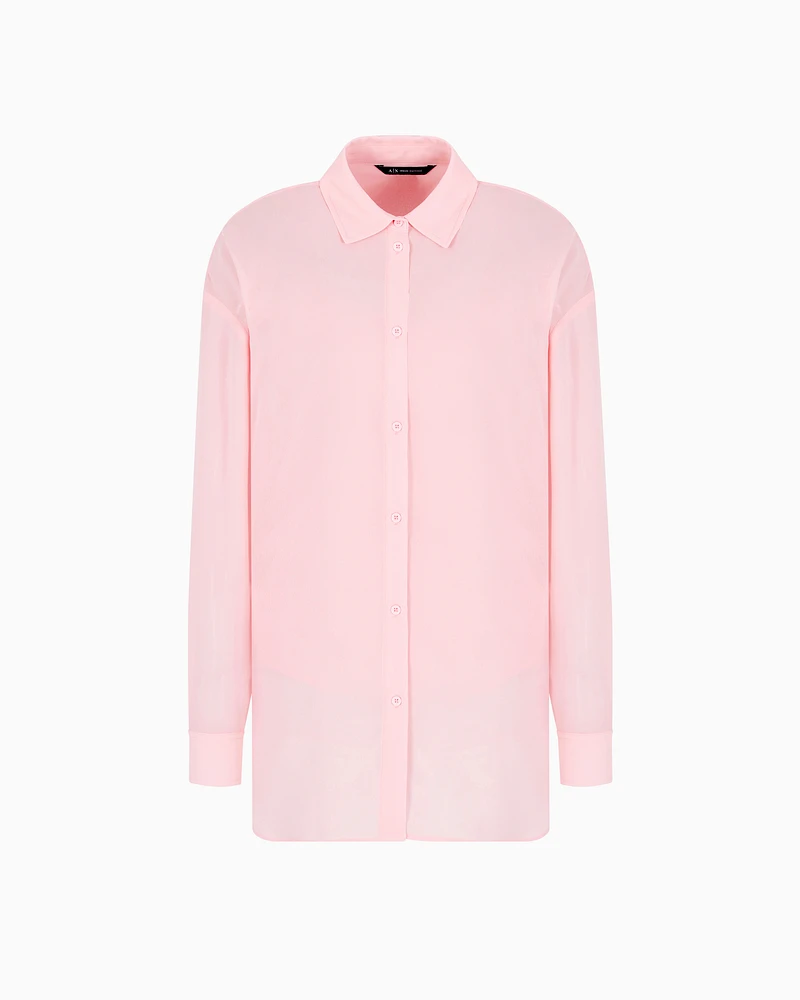 Armani Exchange - Casual Shirts, Woman, Pink, Size: