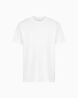 Armani Exchange - Mercerized cotton basic t-shirt, Man, White, Size: