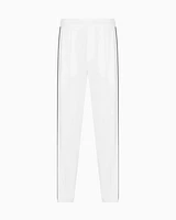 Armani Exchange - Regular fit trousers with contrasting band, Man, White, Size: