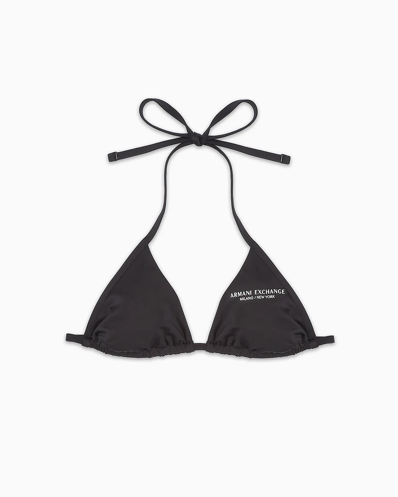 Armani Exchange - Bikini top, Woman, Black, Size: