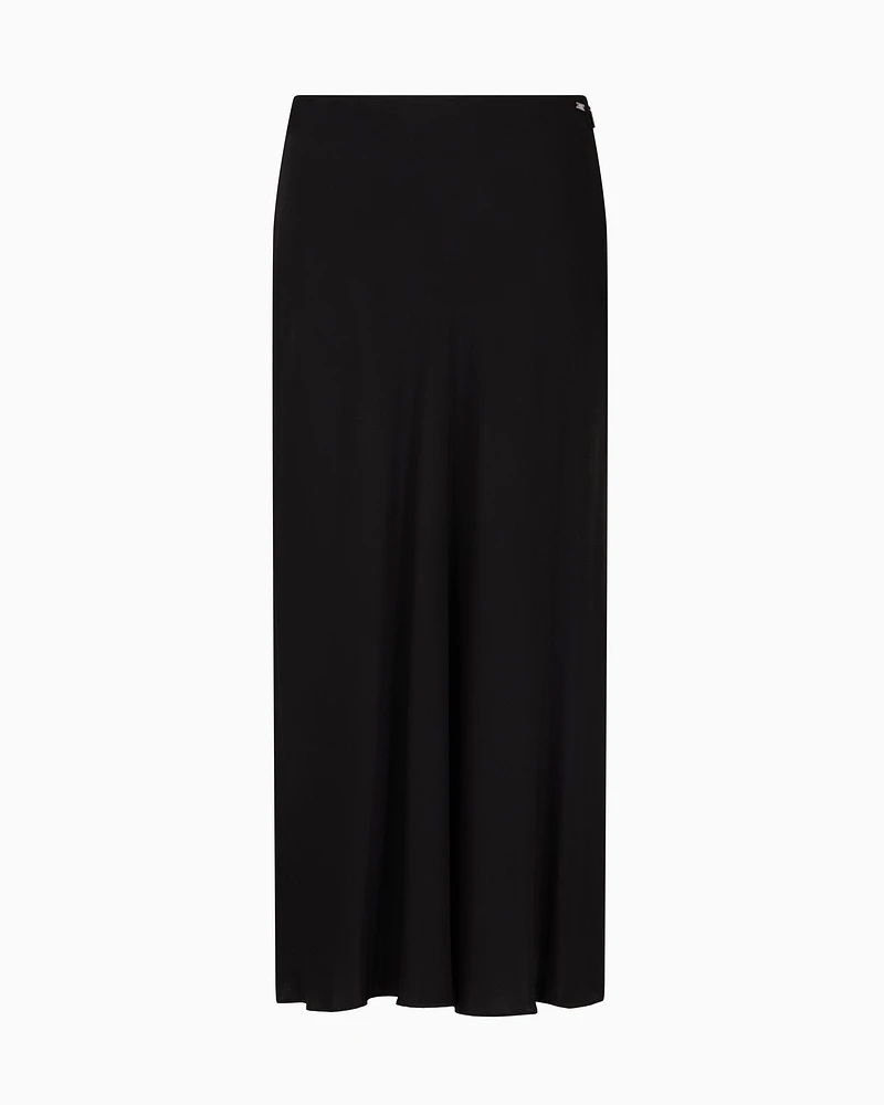 Armani Exchange - Long Skirts, Woman, Black, Size: