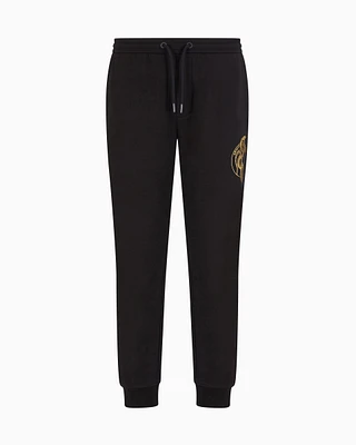 Armani Exchange - Fleece jogger trousers, Man, Black, Size: XXL