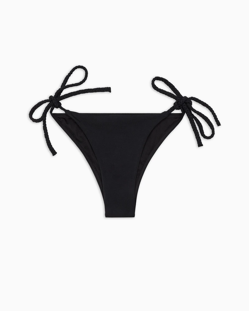 Armani Exchange - ASV Fabric Bikini Briefs, Woman, Black, Size: