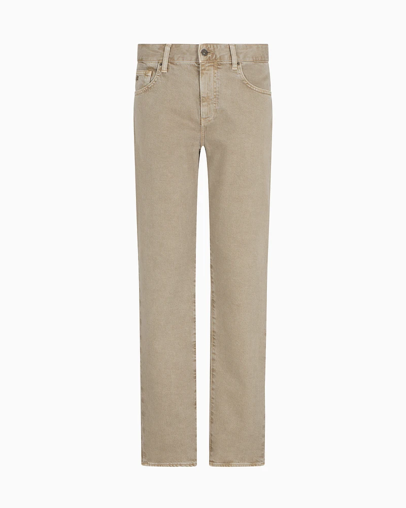 Armani Exchange - J13 slim fit jeans cotton denim, Man, Beige, Size: