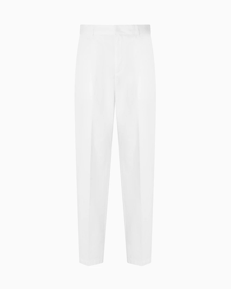 Armani Exchange - Casual Trousers, Man, White, Size: