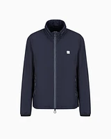 Armani Exchange - Jacket with contrasting nylon piping, Man, Navy Blue, Size: