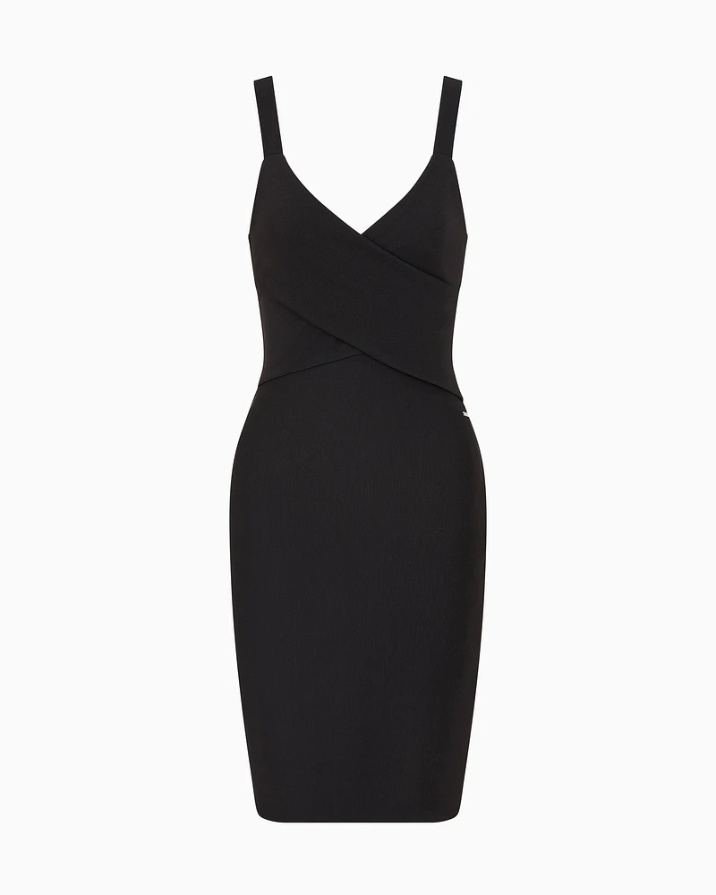 Armani Exchange - Short Dresses, Woman, Black, Size: