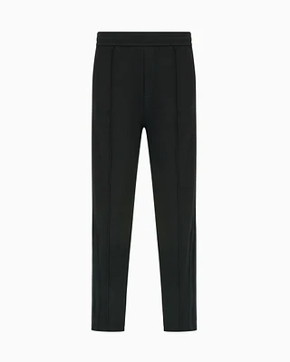 Armani Exchange - Regular fit trousers with contrasting band, Man, Green, Size: