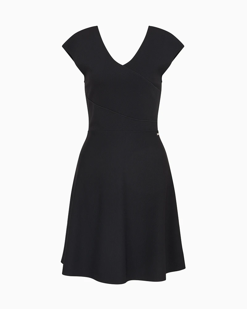 Armani Exchange - Short Dresses, Woman, Black, Size: