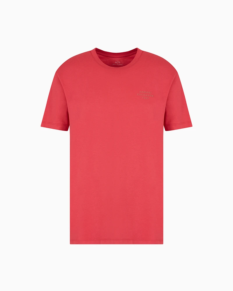 Armani Exchange - Regular fit basic t-shirt, Man, Red, Size: