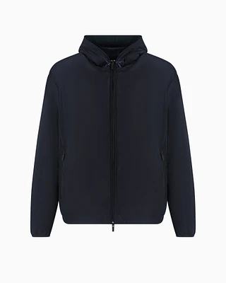 Armani Exchange - Jacket with hood and pockets, Man, Navy Blue, Size: