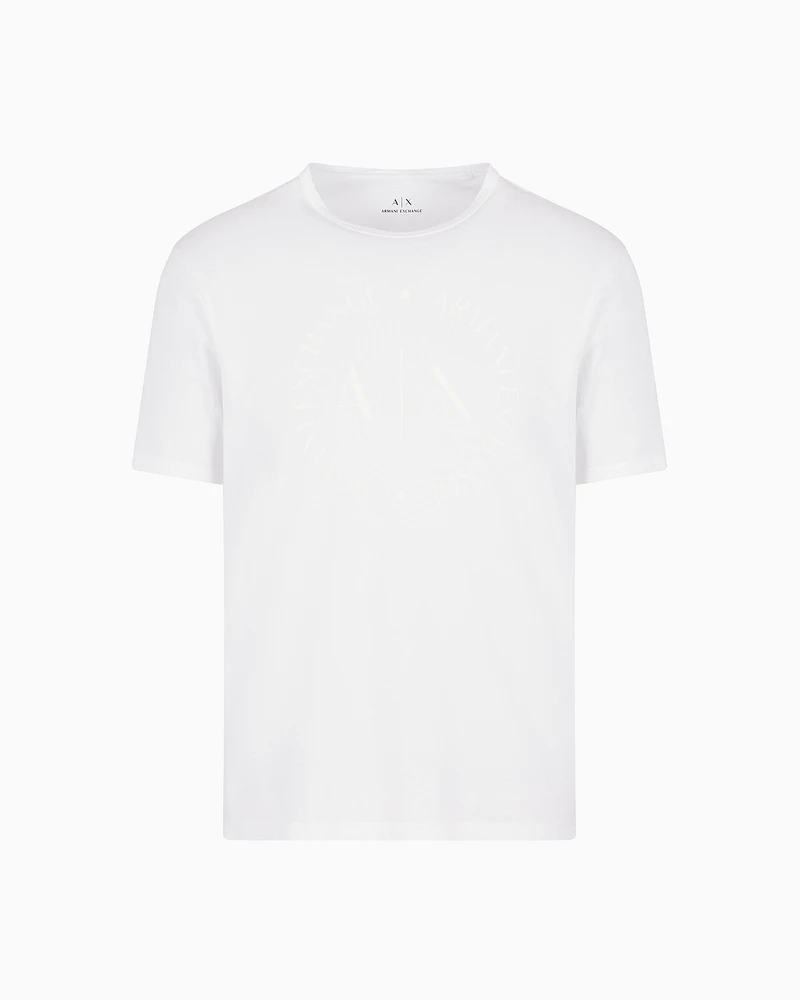 Armani Exchange - Regular fit jersey T-shirt, Man, White, Size: