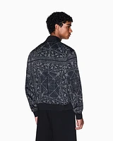 Armani Exchange - Kaleidoscope Pattern Bomber Jacket, Man, Black, Size: XS