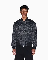 Armani Exchange - Kaleidoscope Pattern Bomber Jacket, Man, Black, Size: XS