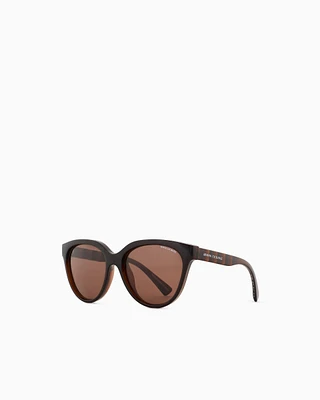 Armani Exchange - Sunglasses, Woman, Brown, Size: 56L