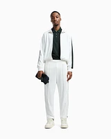 Armani Exchange - Regular fit trousers with contrasting band, Man, White, Size: