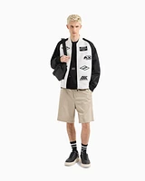 Armani Exchange - Crewneck sweatshirt with patches and logos, Man, Black, Size: XL