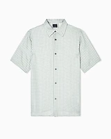 Armani Exchange - Patterned short-sleeved shirt, Man, Green, Size: