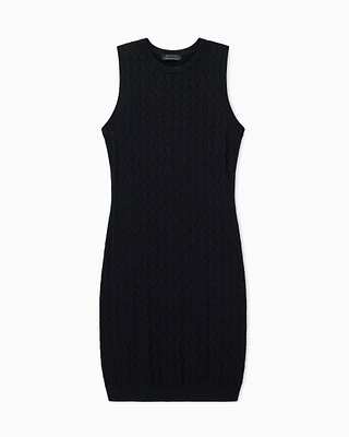 Armani Exchange - Sheath dress with allover logo, Woman, Black, Size: