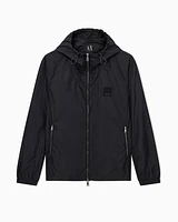 Armani Exchange - Windbreakers, Man, Black, Size:
