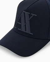 Armani Exchange - Visor cap with logo, Man, Navy Blue, Size: TU