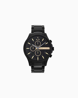 Armani Exchange - Three-hand watch with steel strap, Man, Multicoloured, Size: TU