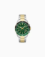 Armani Exchange -  Chronograph Two-Tone Stainless Steel Watch, Man, Multicoloured, Size: TU