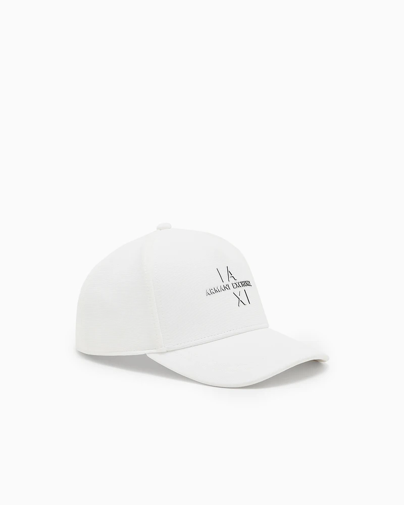 Armani Exchange - Cap with visor and logo, Man, White, Size: L/XL