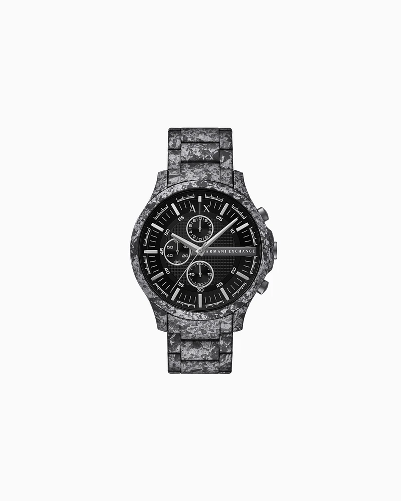 Armani Exchange - Armani Exchange Chronograph Gunmetal Stainless Steel Watch, Man, Multicoloured, Size: TU