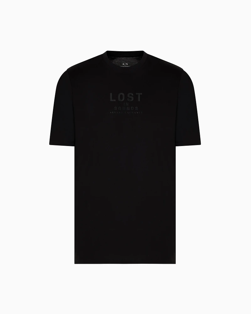Armani Exchange - Lost sound slim fit t-shirt, Man, Black, Size: