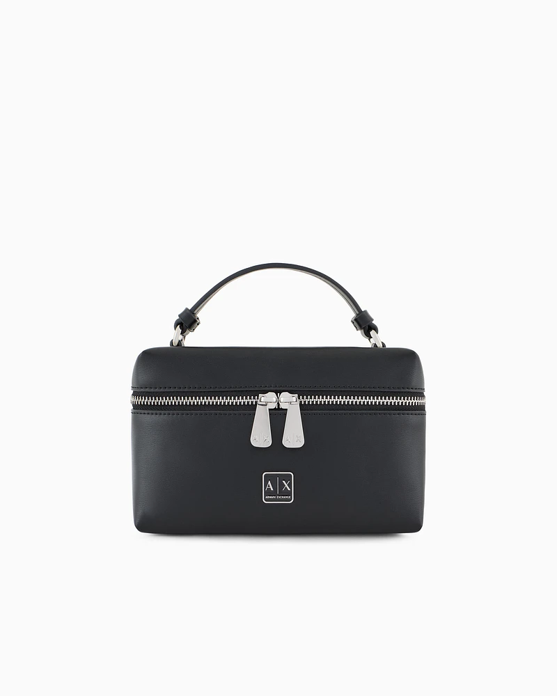 Armani Exchange - Small trunk bag, Woman, Black, Size: TU
