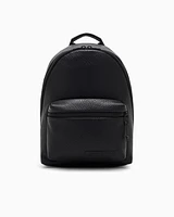Armani Exchange - Backpack in garnet effect material, Man, Black, Size: TU