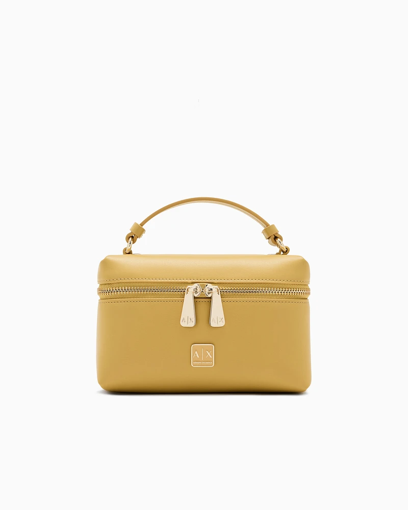 Armani Exchange - Small trunk bag, Woman, Yellow, Size: TU