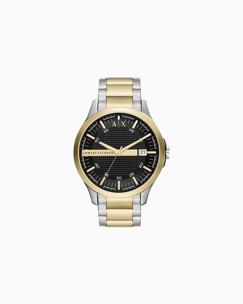 Armani Exchange - Three-hand movement watch with date display, Man, Multicoloured, Size: TU