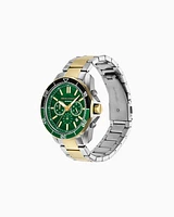 Armani Exchange -  Chronograph Two-Tone Stainless Steel Watch, Man, Multicoloured, Size: TU